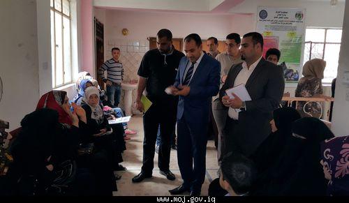 خلال زيارته مديرية تنفيذ الكرخ