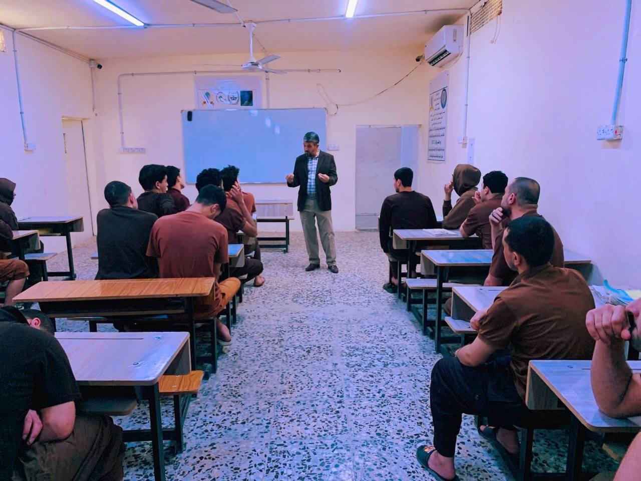 موقف الرصافة الرابعة ينظم محاضرة دينية حول التوسل وأحكام الصيام وتقويم السلوك لتعزيز مسارات الإصلاح.