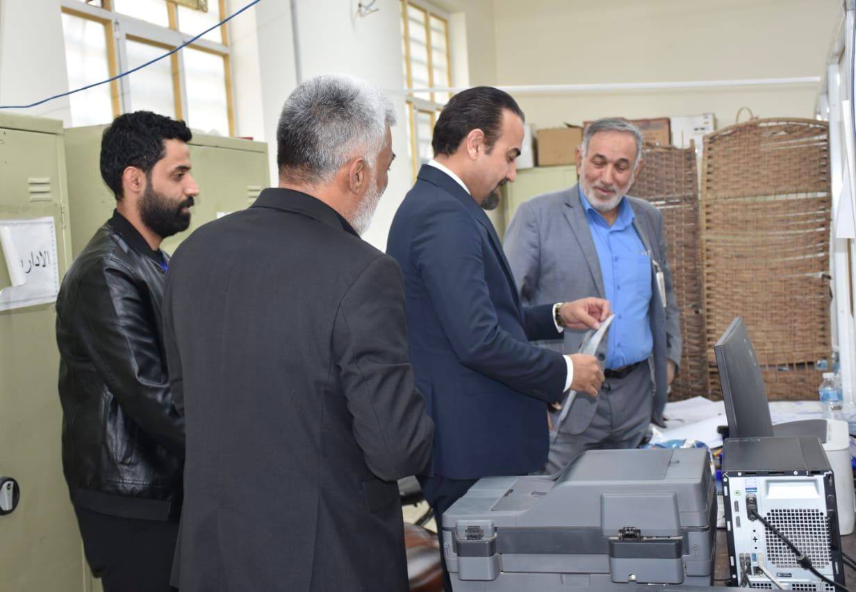 مدير عام دائرة الكتاب العدول يتفقد كاتب عدل الشعلة ويوجه بإيجاد بناية جديدة ضمن خطة الوزارة بتطوير البنى التحتية للدوائر العدلية