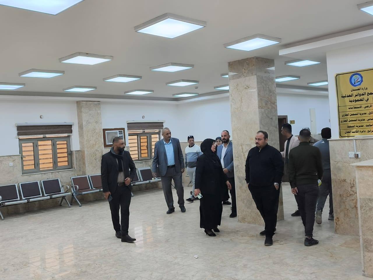 مدير عام دائرة التسجيل العقاري تشرف ميدانياً على انتقال مديرية تسجيل عقاري المحمودية إلى البناية الجديدة