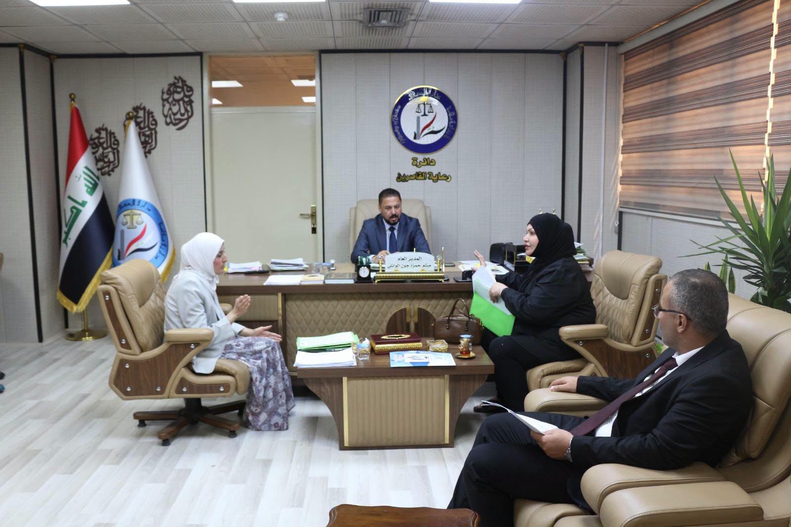 مدير عام دائرة رعاية القاصرين يستقبل المواطنين لمتابعة طلباتهم وتعزيز جودة الخدمات