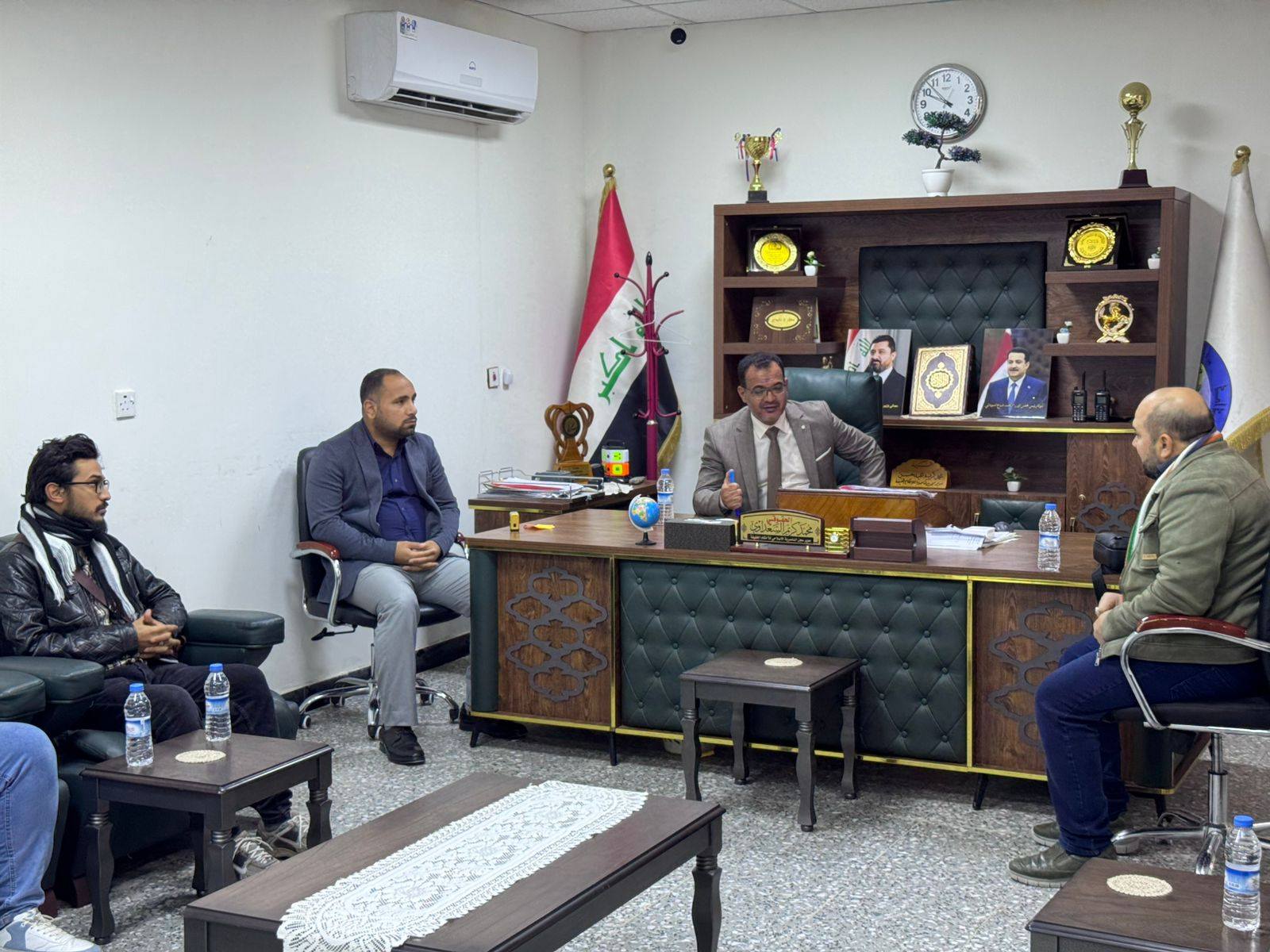 سجن الناصرية الاصلاحي يستقبل وفداً من مركز الأطراف الصناعية لمتابعة أوضاع النزلاء من ذوي الاحتياجات الخاصة