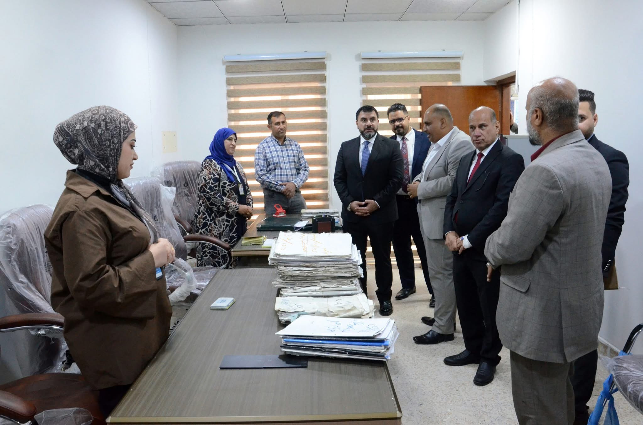 مدير عام دائرة التنفيذ يجري زيارة ميدانية إلى مديرية تنفيذ الزبير في البصرة للاطلاع على سير العمل وتلبية احتياجات المواطنين