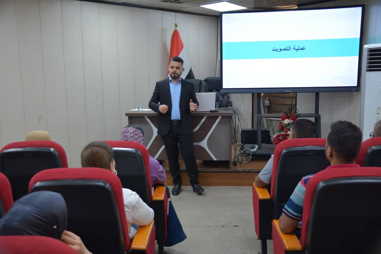 دائرة التخطيط العدلي بالتنسيق مع المفوضية العليا للانتخابات تنظم ورشة تثقيفية حول 