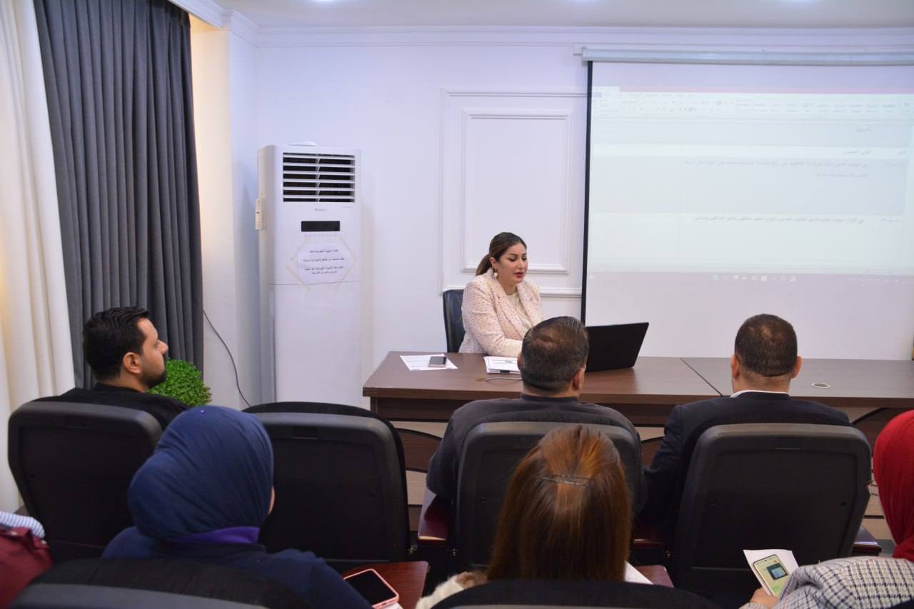 قسم تقويم الأداء المؤسسي ينظم ورشة عمل حول إعداد وثيقة الحالة لعام 2025