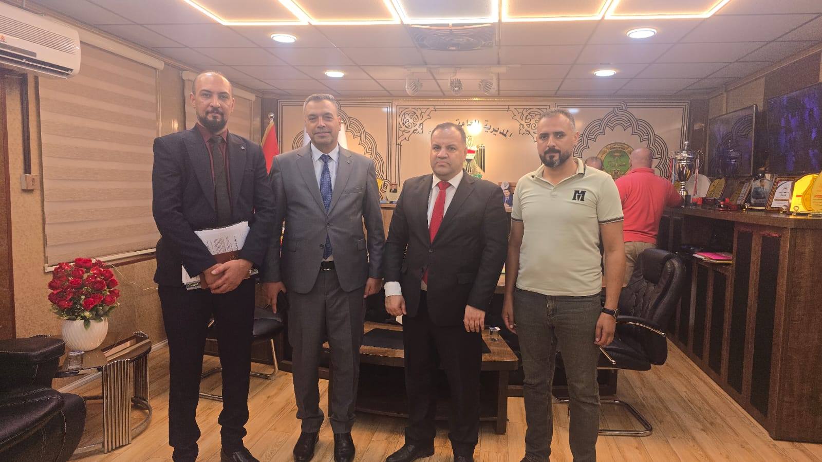 اللجنة الوزارية الساندة لتعليم النزلاء المودعين تجري زيارة تفقدية الى مديرية تربية نينوى لغرض المباشرة بعمل مدارس التعليم المسرع ومراكز محو الامية في دار ملاحظة نينوى