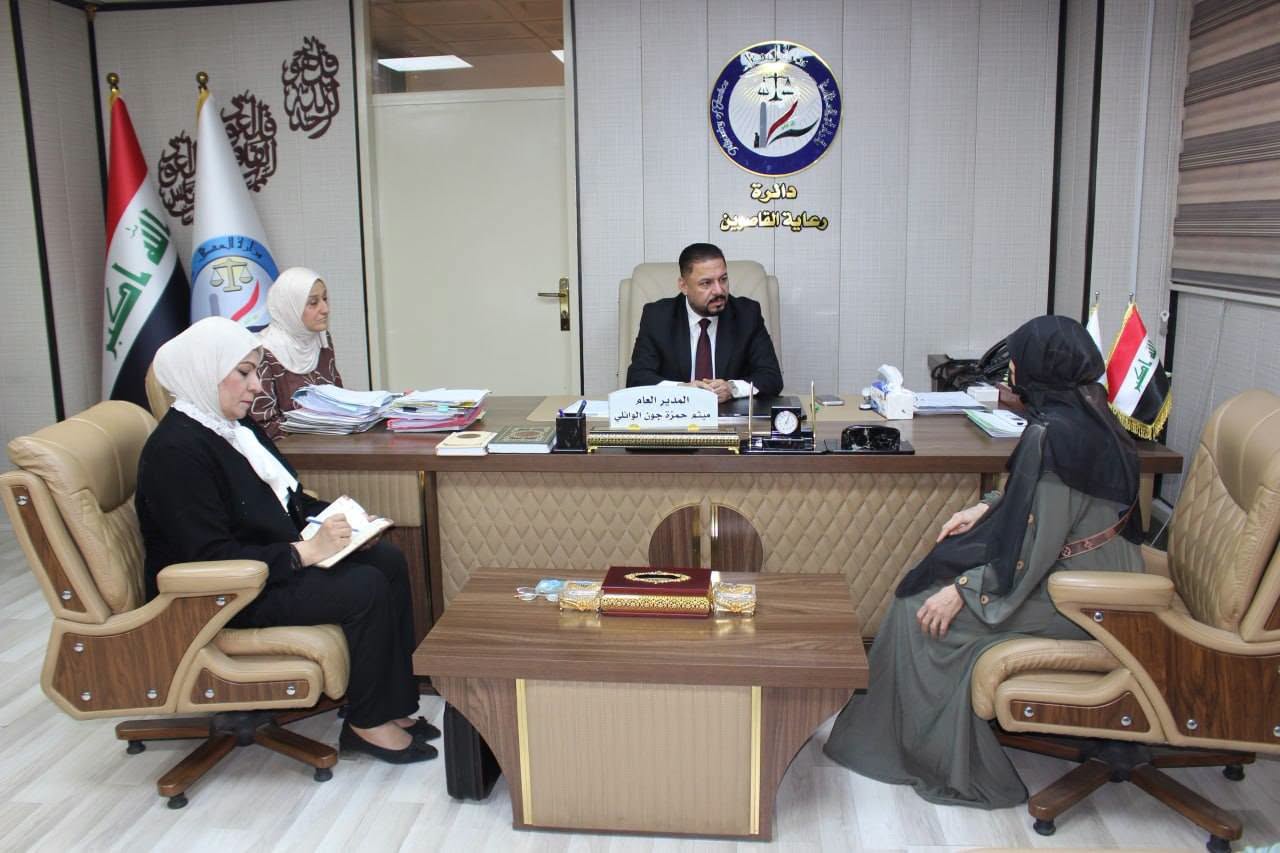 المدير العام لرعاية القاصرين يستقبل المواطنين لمتابعة طلباتهم وإنجاز معاملاتهم